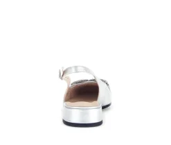 Sling-back zilver
