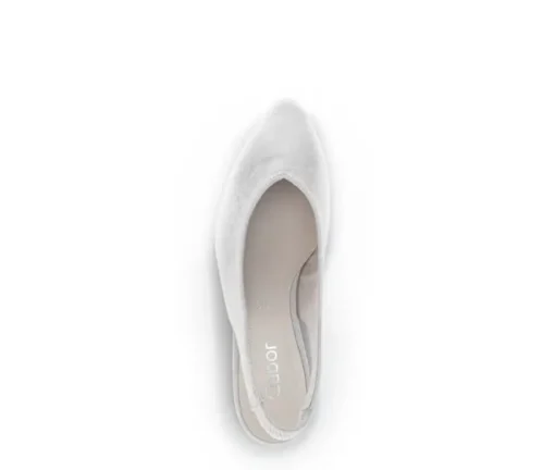 Sling-back zilver