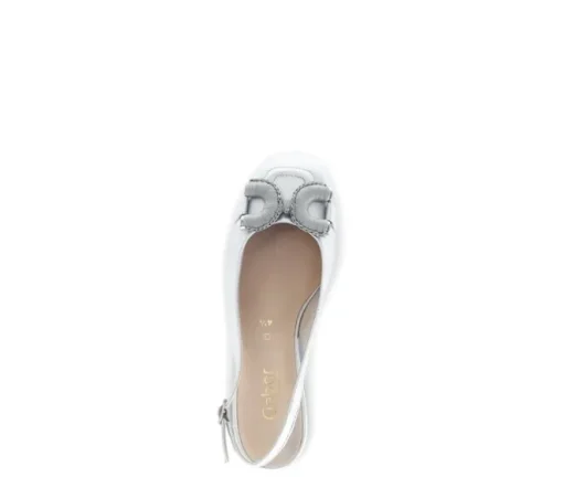 Sling-back zilver