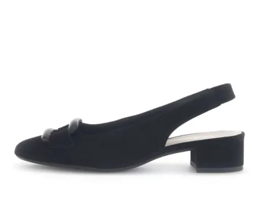 Sling-back zwart