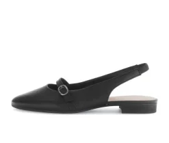 Sling-back zwart