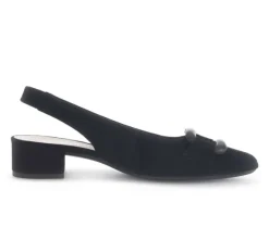 Sling-back zwart