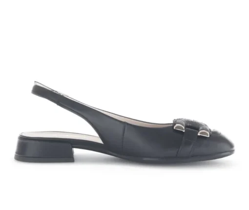 Sling-back zwart