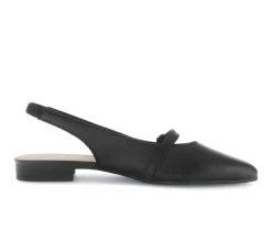 Sling-back zwart