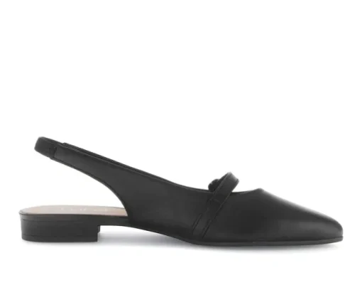 Sling-back zwart