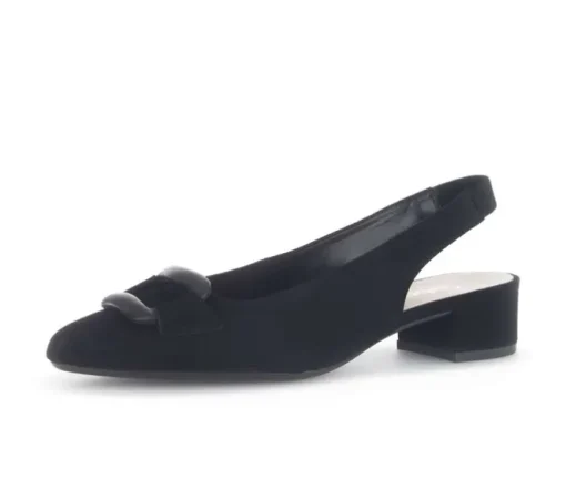 Sling-back zwart
