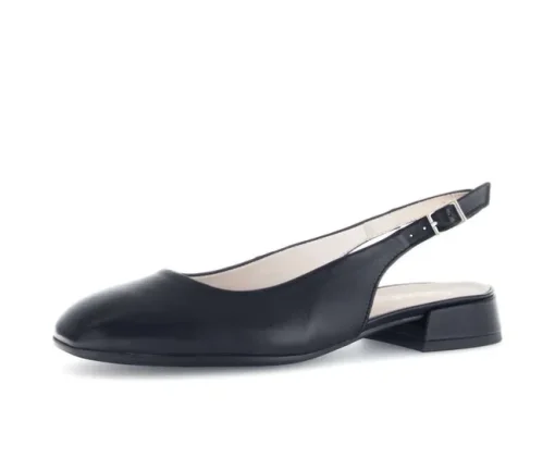 Sling-back zwart