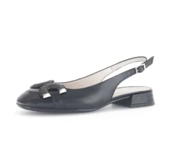 Sling-back zwart