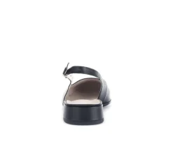 Sling-back zwart