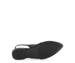 Sling-back zwart