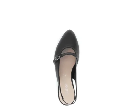 Sling-back zwart