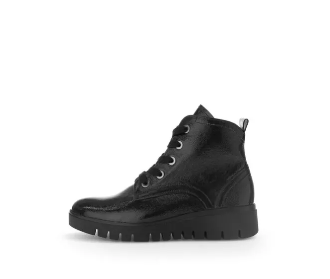 Sportief enkellaarsje zwart