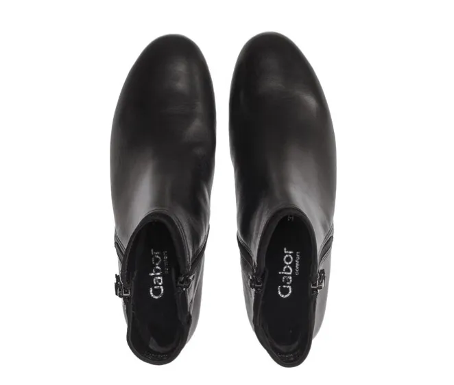 Sportief enkellaarsje zwart