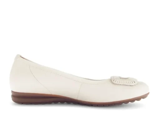 Sportieve ballerina beige