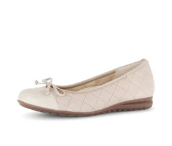 Sportieve ballerina beige