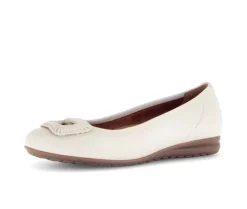 Sportieve ballerina beige