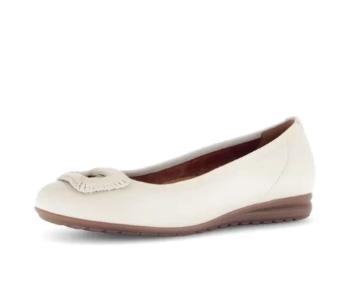 Sportieve ballerina beige