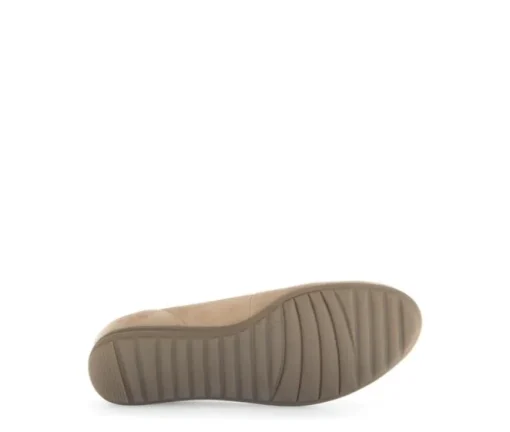 Sportieve ballerina beige