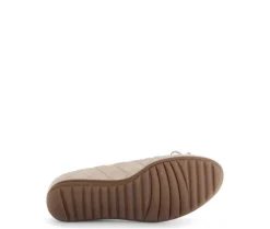 Sportieve ballerina beige