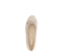 Sportieve ballerina beige