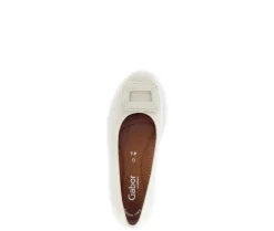 Sportieve ballerina beige
