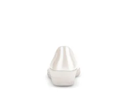 Sportieve ballerina crème