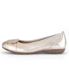 Sportieve ballerina goud