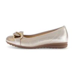 Sportieve ballerina goud