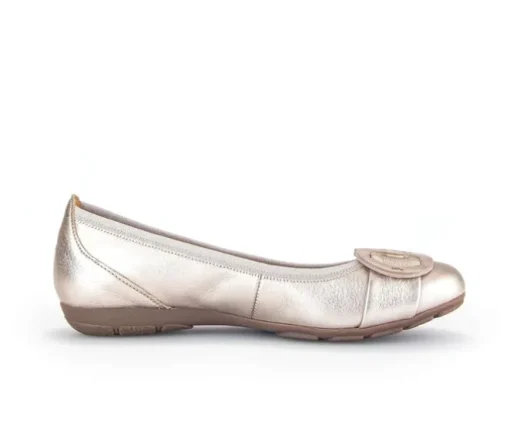 Sportieve ballerina goud
