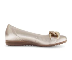 Sportieve ballerina goud