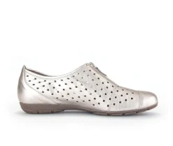Sportieve ballerina goud