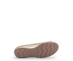 Sportieve ballerina goud
