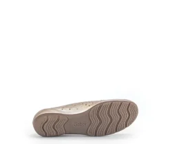 Sportieve ballerina goud