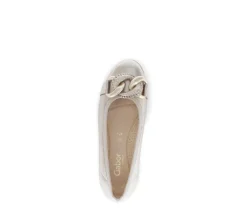 Sportieve ballerina goud