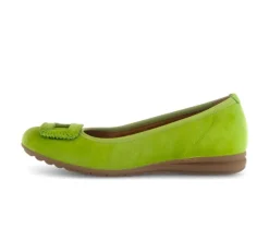 Sportieve ballerina groen