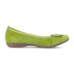 Sportieve ballerina groen