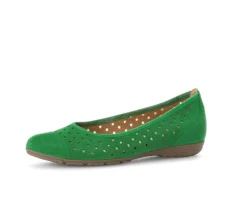 Sportieve ballerina groen