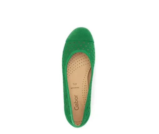 Sportieve ballerina groen