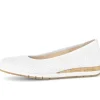 Sportieve ballerina wit