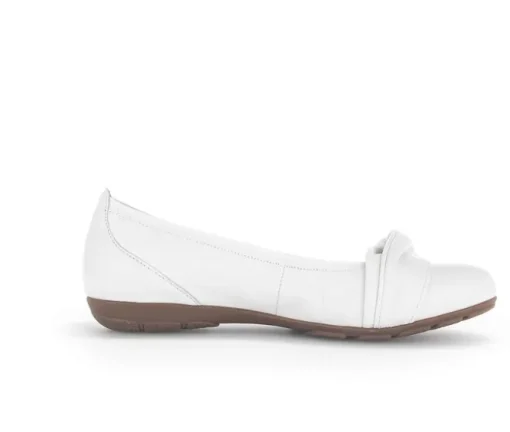 Sportieve ballerina wit