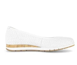 Sportieve ballerina wit