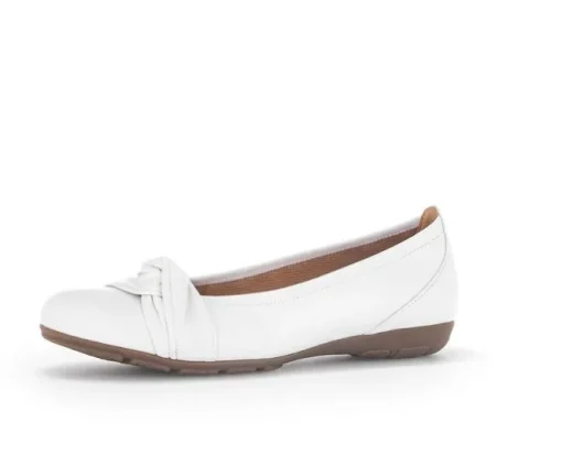 Sportieve ballerina wit