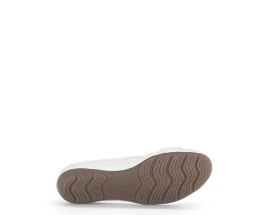 Sportieve ballerina wit