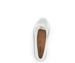Sportieve ballerina wit