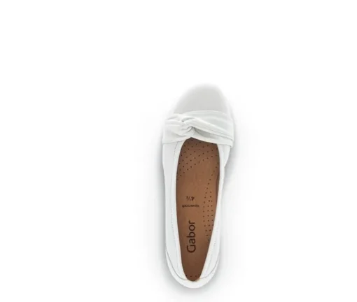 Sportieve ballerina wit
