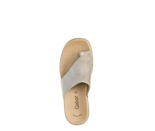 Teenslipper beige
