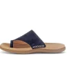 Teenslipper blauw