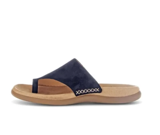 Teenslipper blauw