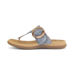 Teenslipper blauw