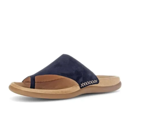 Teenslipper blauw
